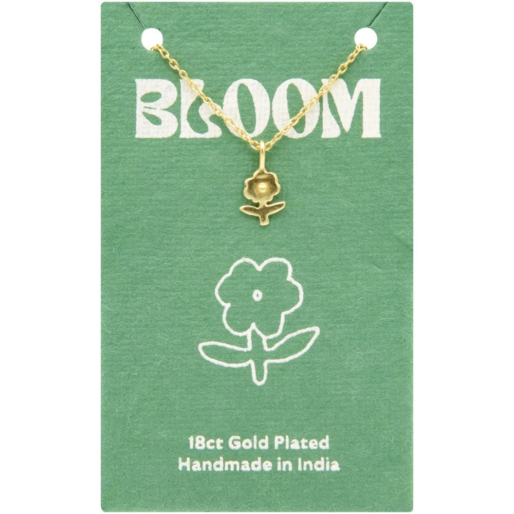 Gold Daisy Necklace